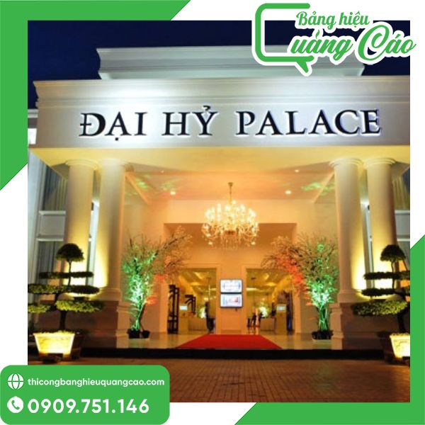 Mẫu Bảng Hiệu Nhà Hàng Tiệc Cưới Sang Trọng, Đẹp