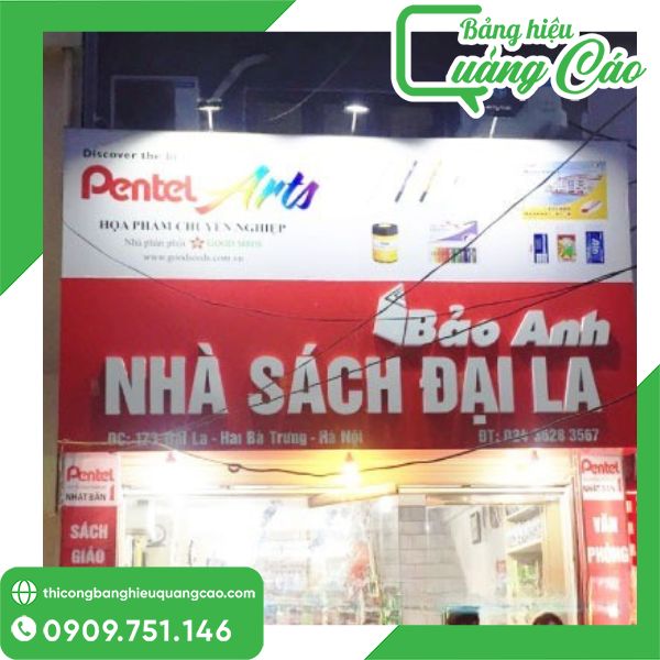 Bảng hiệu nhà sách