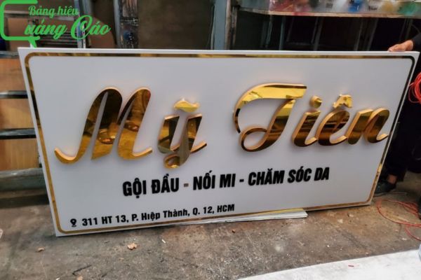 Bảng hiệu nối mi Mỹ Tiên