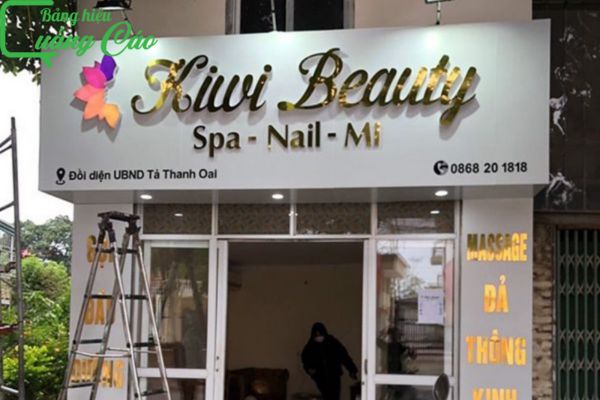 Bảng hiệu nối mi Kiwi