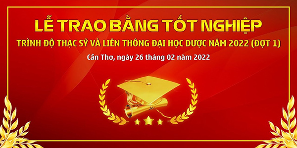 Mẫu backdrop lễ trao bằng tốt nghiệp đẹp