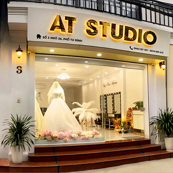 Dịch vụ l&agrave;m bảng hiệu &aacute;o cưới trọn g&oacute;i, gi&aacute; rẻ tại TPHCM