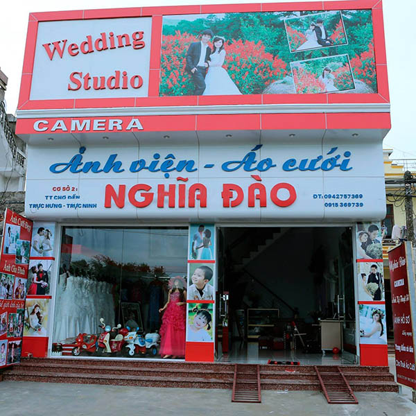 Mẫu bảng hiệu wedding Nghĩa Đ&agrave;o