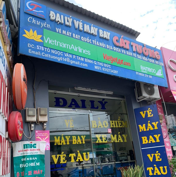 Mẫu bảng đại l&yacute; b&aacute;n v&eacute; m&aacute;y bay C&aacute;t Tường