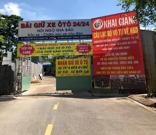Mẫu bảng hiệu b&atilde;i giữ xe &ocirc; t&ocirc; 24/24 đẹp