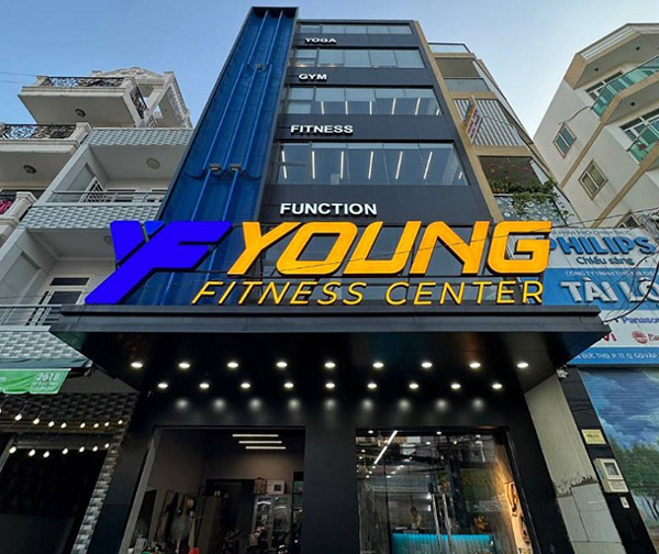 Mẫu bảng hiệu ph&ograve;ng gym hiện đại, đẹp