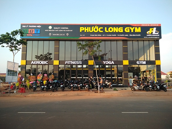 Mẫu bảng hiệu gym Phước Long