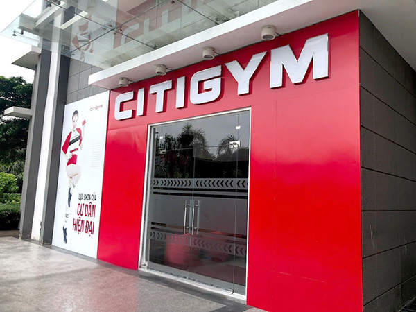 Mẫu bảng hiệu City Gym