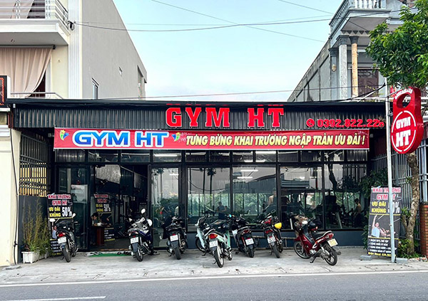 Mẫu bảng hiệu gym HT