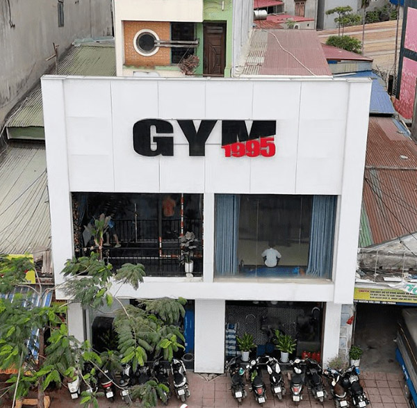 Mẫu bảng hiệu gym 1995