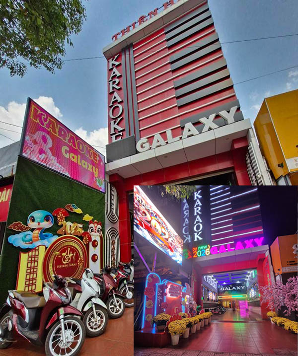 Mẫu bảng hiệu qu&aacute;n karaoke đẹp