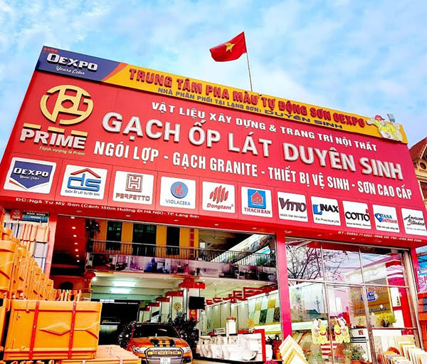 Mẫu bảng hiệu cửa h&agrave;ng vật liệu x&acirc;y dựng đẹp, uy t&iacute;n