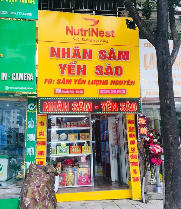 Mẫu biển quảng c&aacute;o yến s&agrave;o NutriNest