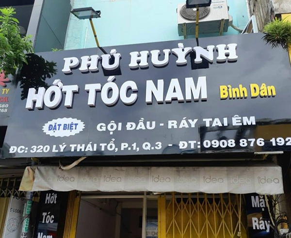 L&agrave;m bảng hiệu quảng c&aacute;o đường L&yacute; Th&aacute;i Tổ quận 3