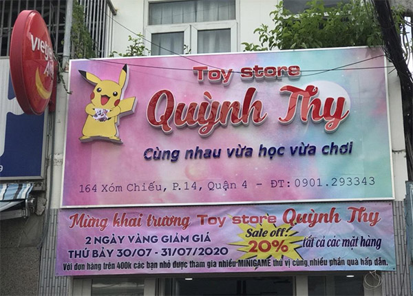 L&agrave;m bảng hiệu quảng c&aacute;o quận 4 đường X&oacute;m Chiếu