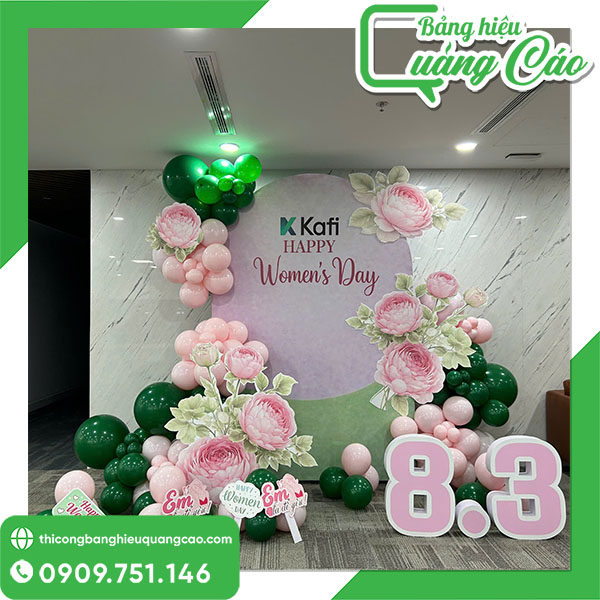 Top 50+ Mẫu Backdrop 8/3 Đẹp, Sang Trọng & Xu Hướng 2026