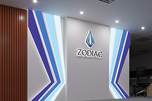 Mẫu v&aacute;ch logo c&ocirc;ng ty với thiết kế đ&egrave;n LED đẹp, sang trọng v&agrave; thu h&uacute;t