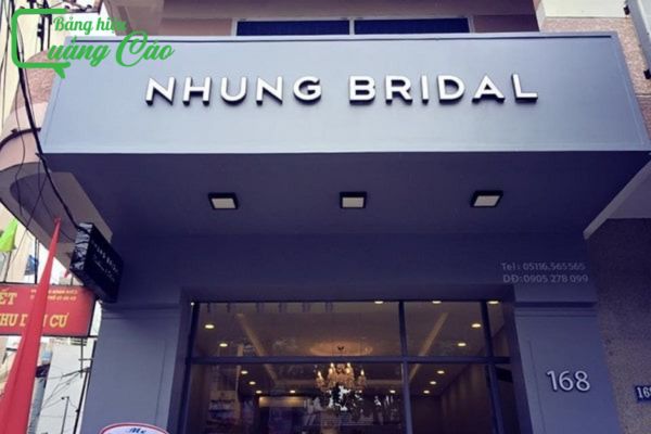 Bảng hiệu áo cưới Nhung Bridal