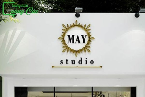 Bảng hiệu áo cưới MAY