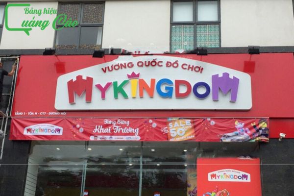 Bảng hiệu đồ chơi trẻ em MyKingDom