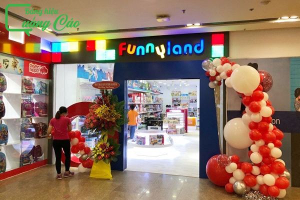 Bảng hiệu đồ chơi trẻ em Funny Land