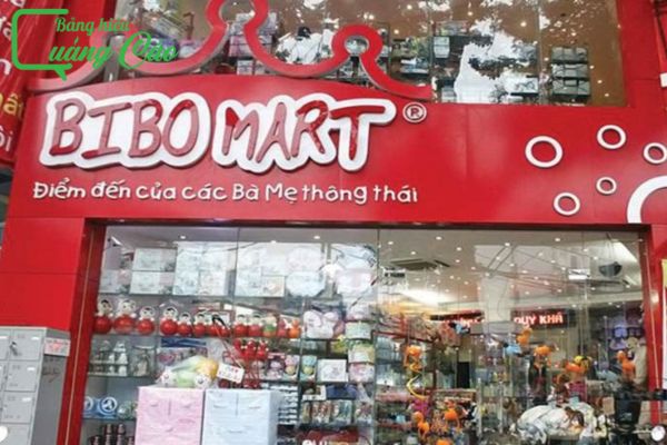 Bảng hiệu đồ chơi trẻ em chữ nổi inox Bibo Mart
