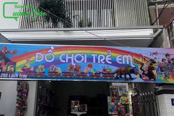 Bảng hiệu đồ chơi trẻ em bạt Hiflex trẻ em