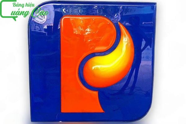Bảng hiệu Petrolimex hộp đèn
