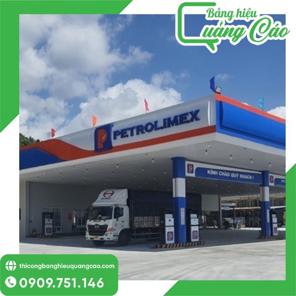Bảng hiệu Petrolimex đẹp mắt