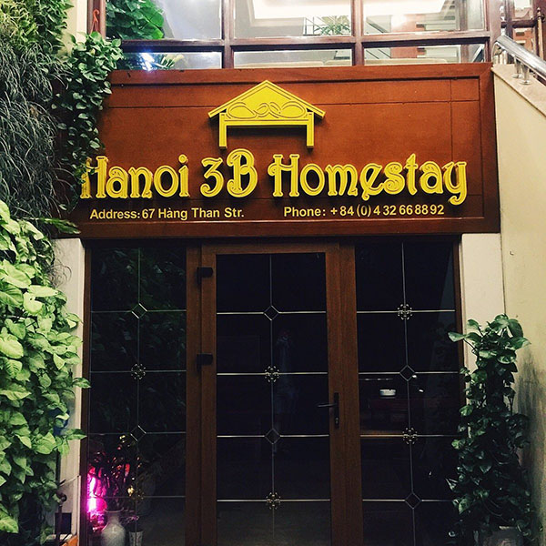Mẫu bảng hiệu homestay đẹp