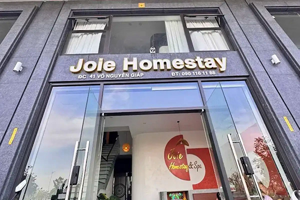 Mẫu bảng hiệu homestay Joie