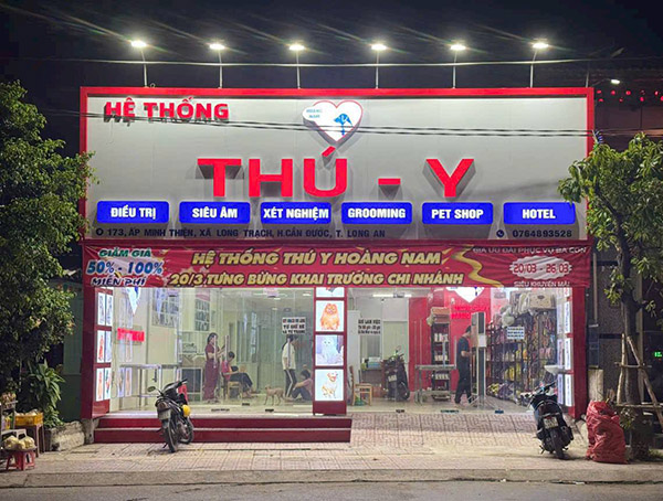 Mẫu bảng hiệu thuốc th&uacute; y chuy&ecirc;n nghiệp