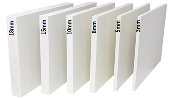 Độ d&agrave;y chi tiết của từng tấm fomex l&agrave;m chữ nổi