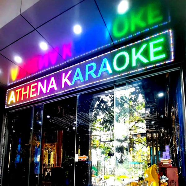 Mẫu hộp đ&egrave;n LED chạy chữ full m&agrave;u