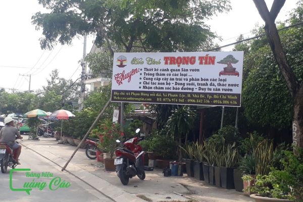 Bảng hiệu cây cảnh Trọng Tín