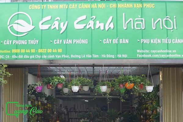 Bảng hiệu cây cảnh Hà Nội