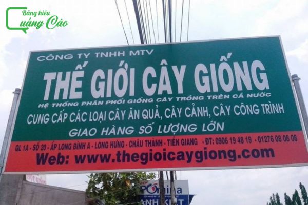 Bảng hiệu cây cảnh Thế giới cây giống