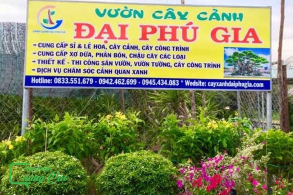 Bảng hiệu cây cảnh Đại Phú Gia