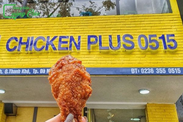 Bảng hiệu gà rán chữ nổi mica Chicken Plus
