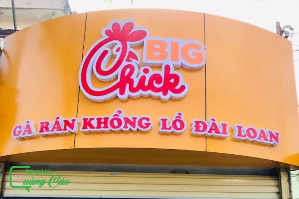 Bảng hiệu gà rán Big Chicken
