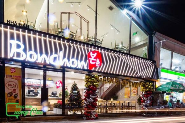 Bảng hiệu gà rán đèn LED Bonchon