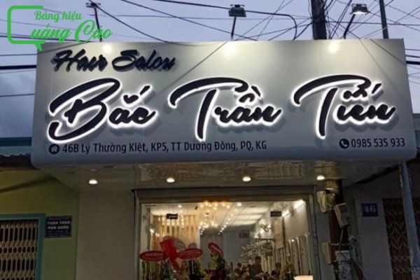 Thiết kế bảng hiệu hair salon trọn g&oacute;i, gi&aacute; rẻ TPHCM