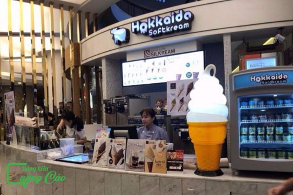 Tư vấn, khảo sát thiết kế bảng hiệu kem tươi