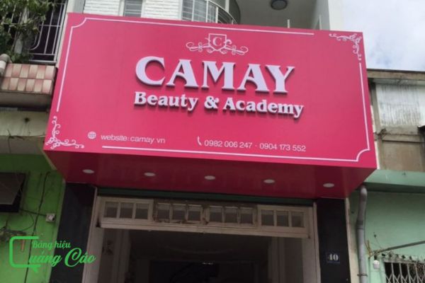 Bảng hiệu màu hồng Camay