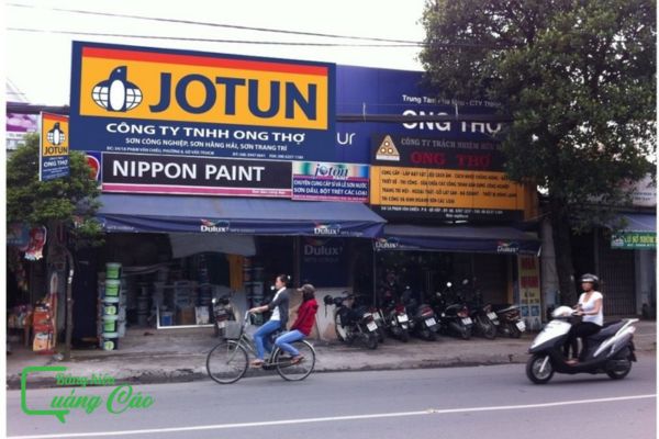 Bảng hiệu sơn đèn led chiếu sáng Jotun