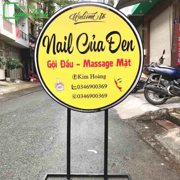 Biển vẫy hút nổi nhôm alu Nail của Đen