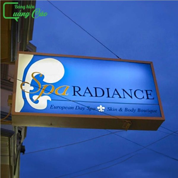 Biển vẫy spa Radiance