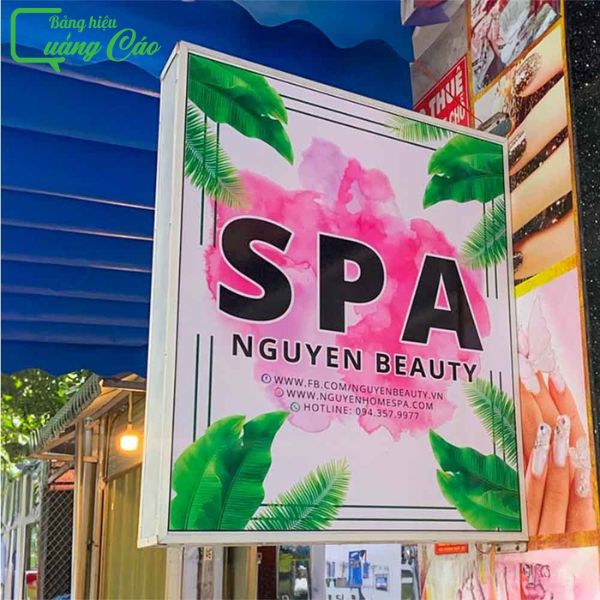Biển vẫy spa Nguy&ecirc;n Beauty