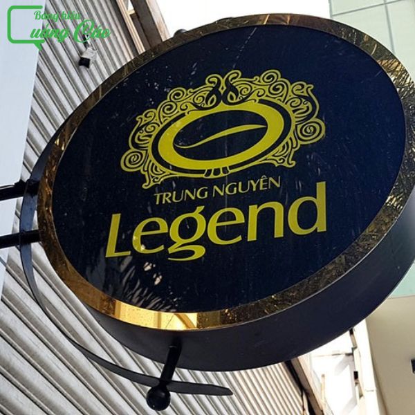 Biển vẫy tròn Trung Nguyên Legend