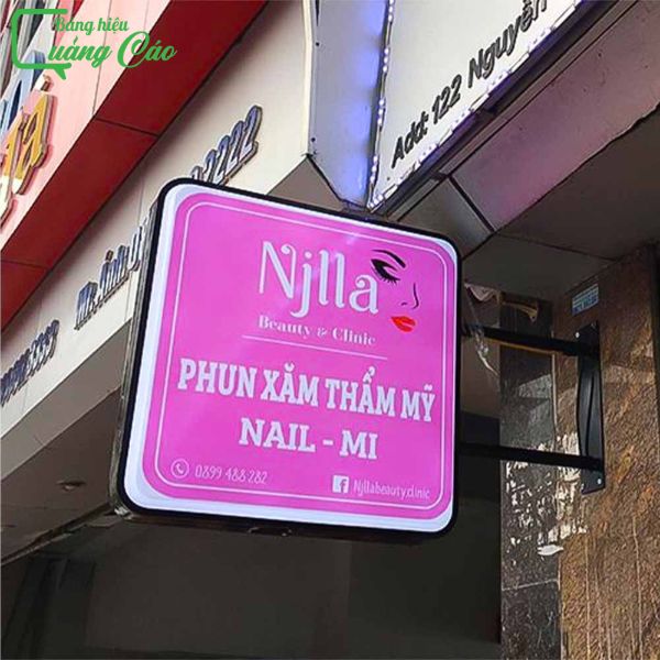 Biển vẫy vuông Njlla Spa